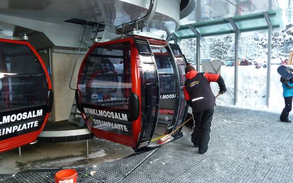 Chiemgau: cleanliness of the ski resorts – Cleanliness Steinplatte Winklmoosalm – Waidring/Reit im Winkl