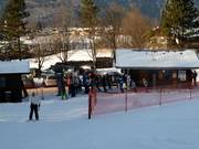 The base station of the Ried ski lift