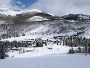 Solitude Village directly at the ski area