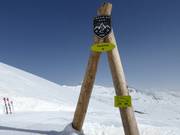 Start of the ski route