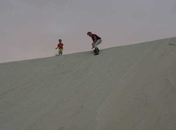 Downhill with the board