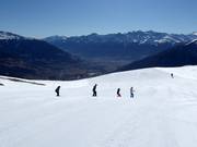 Children's ski course in the Watles ski area
