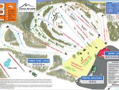 Trail map Mad River Mountain