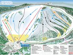 Trail map Tahoe Donner