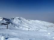 View from the highest point in the Sierra Nevada ski resort