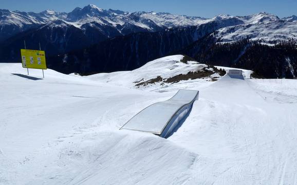 Snow parks Upper Venosta Valley (Obervinschgau) – Snow park Watles – Malles Venosta (Mals)