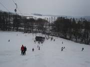 View of the base station of the Hanslmuehle lift