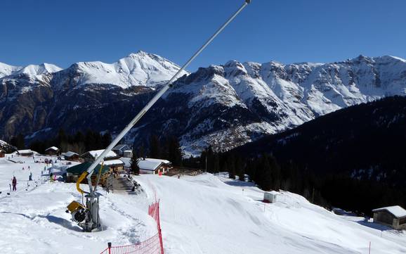 Snow reliability Vals (Valsertal) – Snow reliability Vals – Dachberg