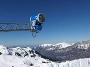 Modern snowmaking system at Prodkamm