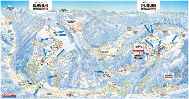 Skiworld Ahrntal - Speikboden, Klausberg, Rein, Weißenbach Skiworld Ahrntal - Speikboden, Klausberg, Rein, Weißenbach