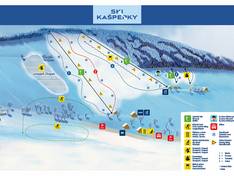Trail map Kašperské Hory