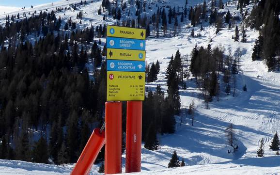 Sugana Valley (Valsugana): orientation within ski resorts – Orientation Lagorai/Passo Brocon – Castello Tesino