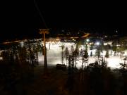 Night skiing