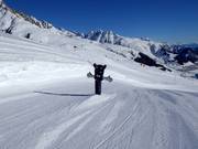 Funslope in the ACE Snowpark Sedrun