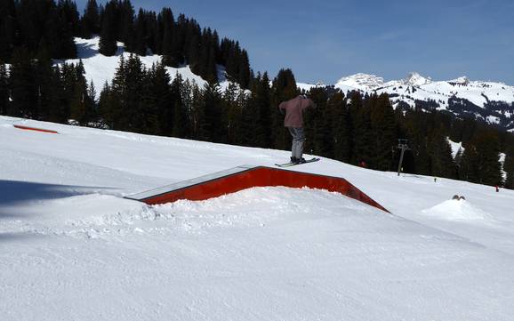 Snow parks Gstaad – Snow park Rinderberg/Saanerslochgrat/Horneggli – Zweisimmen/Saanenmöser/Schönried/St. Stephan