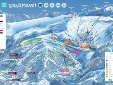 Trail map Le Grand Massif – Flaine/Les Carroz/Morillon/Samoëns/Sixt