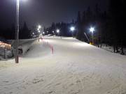 Night skiing
