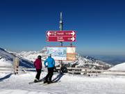 Good signage in the ski area