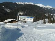 Cross-country skiing in Heutal