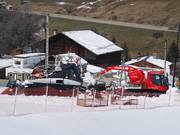 With winch machines, even the steep slopes in Espace Diamant are tamed.