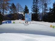 Slope signage at Speikboden
