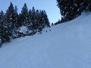 Difficult slope Warmtobel