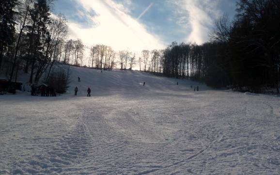 Highest ski resort in the Administrative Region of Stuttgart – ski resort Pfulb – Schopfloch (Lenningen)