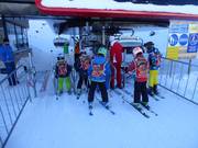 Ski course at the child-safe 6-seater chairlift Wastenegg