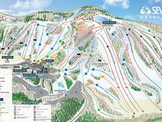 Trail map Seven Springs