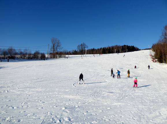 View of the ski slope