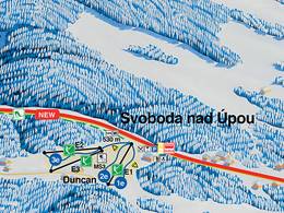 Trail map Svoboda nad Úpou