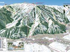 Trail map Bald Mountain – Sun Valley