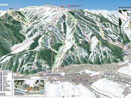 Trail map Bald Mountain – Sun Valley