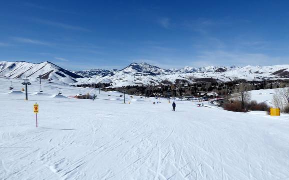 Skiing near Sun Valley