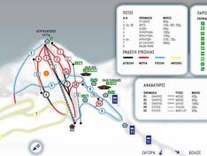 Trail map Agriolefkes – Pelion