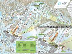 Trail map Wisp – McHenry (Deep Creek Lake)