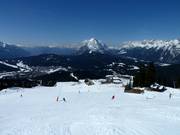 Skiing on Seefelder Joch 