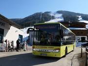 Ski bus at the valley station