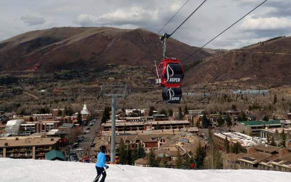 Skiing near Aspen