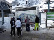Information board in Breuil-Cervinia