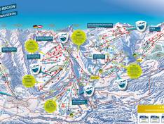 Trail map Walmendingerhorn/Heuberg – Mittelberg/Hirschegg