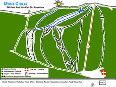 Trail map Mont Chilly