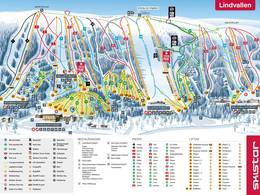 Trail map Lindvallen/Högfjället (Sälen)