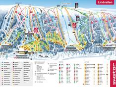 Trail map Lindvallen/Högfjället (Sälen)