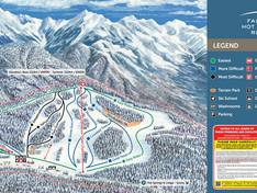 Trail map Fairmont Hot Springs