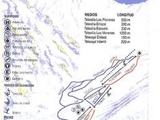 Trail map Vallecitos