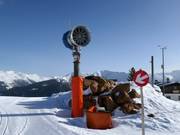 Snowmakers on the slope