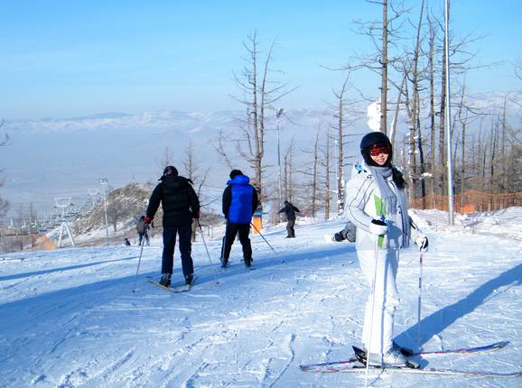 Mountain station in the Sky Resort