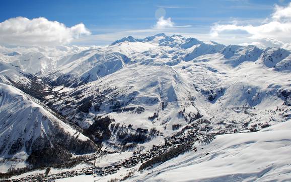 Biggest ski resort in the Dauphiné Alps – ski resort Les Sybelles – Le Corbier/La Toussuire/Les Bottières/St Sorlin/St Jean d’Arves