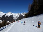 Easy slope from Almboden to the K-Express mountain station